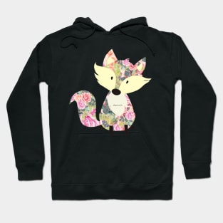 Boho rose fox Hoodie